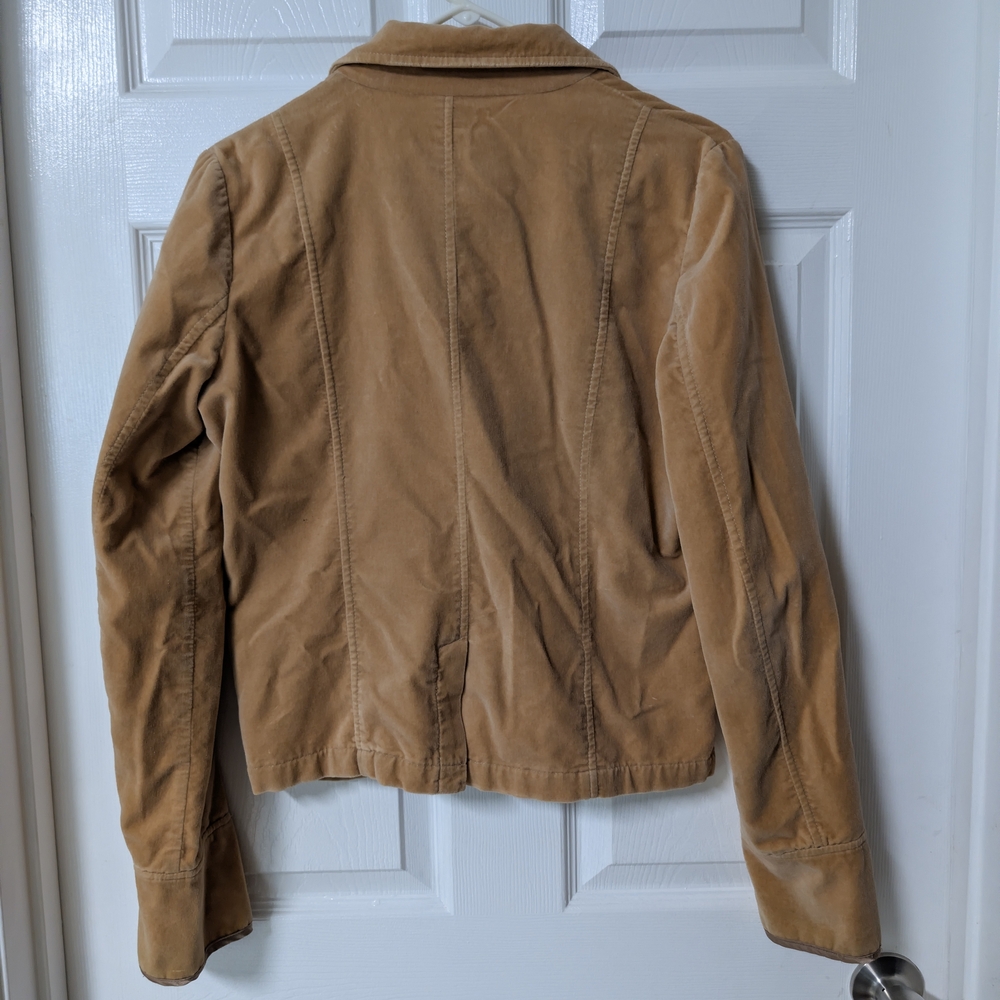 BKE Tan Jacket with Patterned Lining - Picture 6 of 7